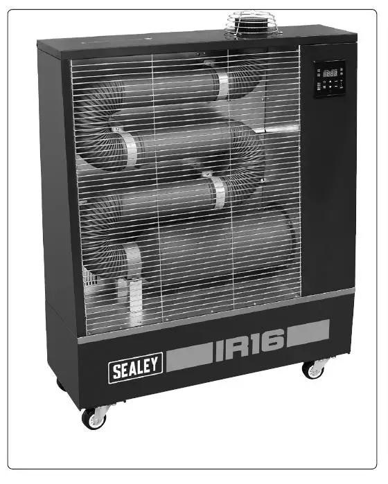 SEALEY IR16 Industrial Infrared Diesel Heater 10
