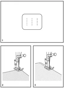 Sewing Straight Stitch