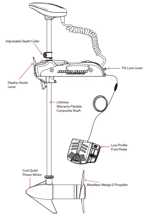 MINN KOTA 1358790 POWERDRIVE V2 Bow Mount Trolling Motor - Fig 1
