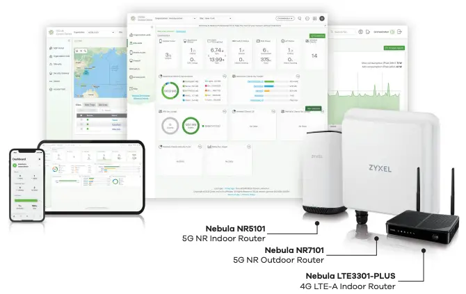 Nebula 5G-4G LTE Product Lineups