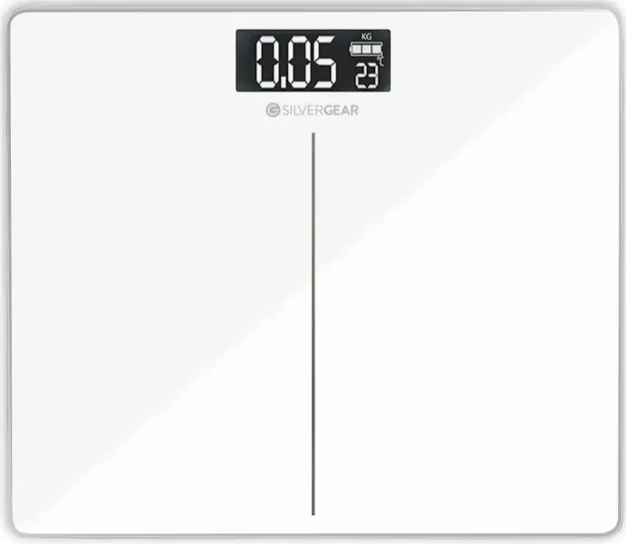 SILVER GEAR 2974 Body Scale with LCD Display
