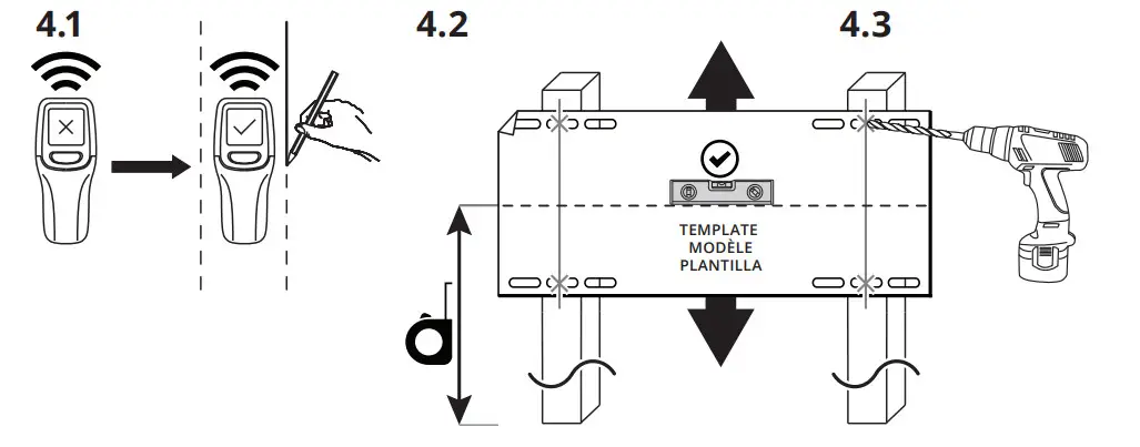 kanto PDX650 Full Motion TV Wall Mount - Figure 10