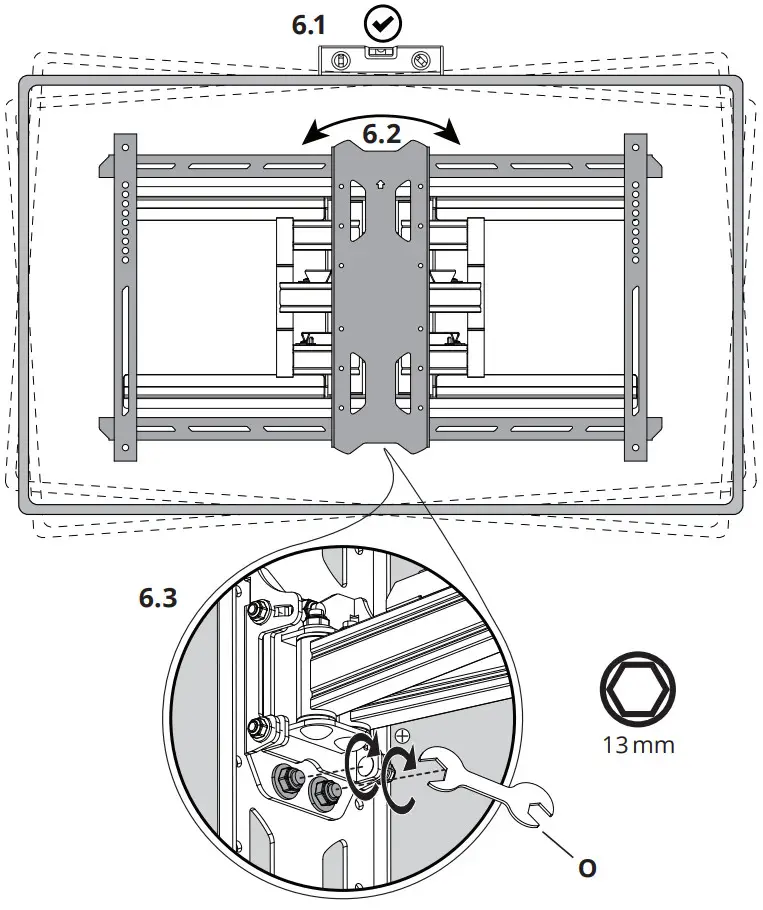 kanto PDX650 Full Motion TV Wall Mount - Figure 18