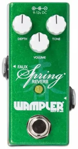 WAMPLER Mini Faux Spring Reverb Guitar Effect Pedal