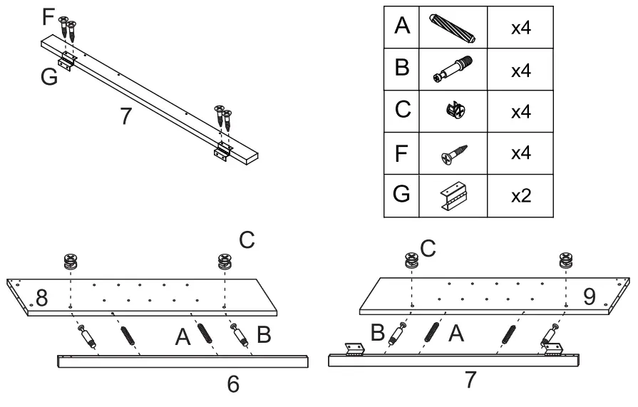WELLFOR HW HPY 59321BN Surface Mount Medicine Cabinet with Mirror - part 1