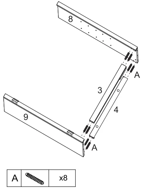WELLFOR HW HPY 59321BN Surface Mount Medicine Cabinet with Mirror - part 2