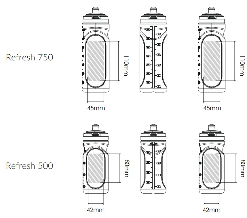 flashbay Refresh Water Bottles - fig