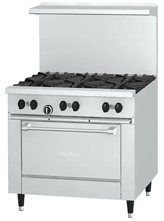 SunFire X36-2G24S Natural Gas 2 Burner 36 Inch Range