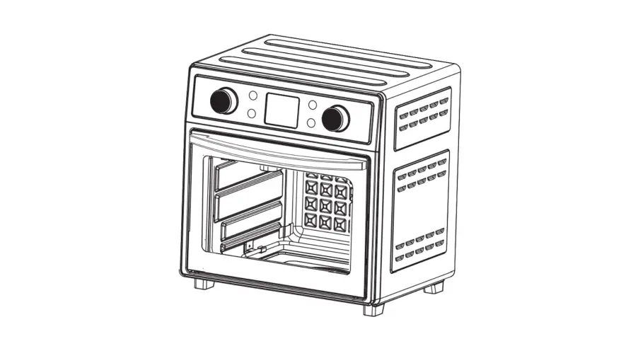 Kalamera Kaf-d18dl Air Fryer Oven Instruction Manual