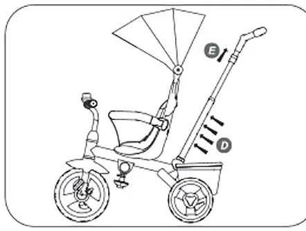 infans-TY326400-4-in-1-Push-and-Ride-Stroller-Tricycle-14