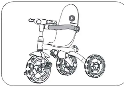 infans-TY326400-4-in-1-Push-and-Ride-Stroller-Tricycle-9