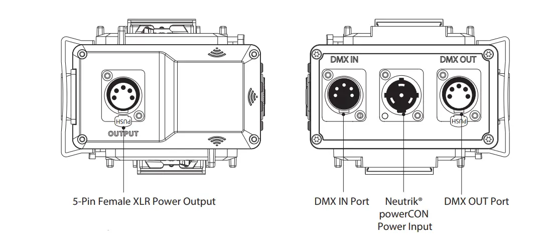aputure light storm 300x bi-color led light kit with v-mount battery plate-4