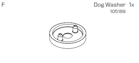 INNOVATIVE PTS-WM-6200M Terminal Stand - Dog Washer