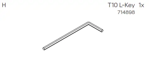 INNOVATIVE PTS-WM-6200M Terminal Stand - T10 L-Key