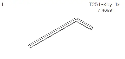 INNOVATIVE PTS-WM-6200M Terminal Stand - T25 L-Ke