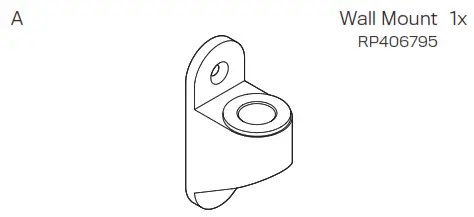INNOVATIVE PTS-WM-6200M Terminal Stand - Wall Mount