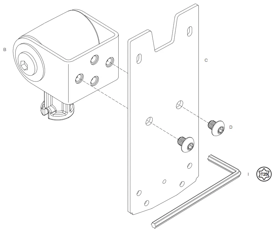 INNOVATIVE PTS-WM-6200M Terminal Stand - fig2