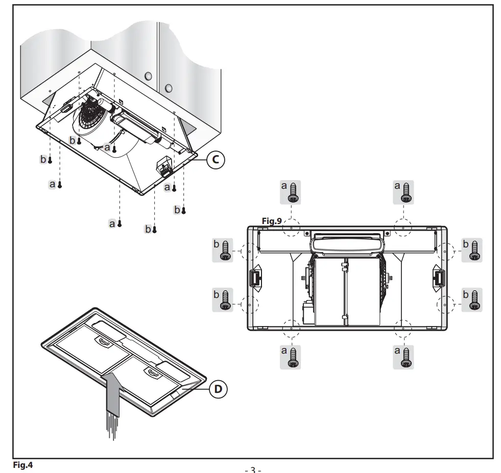 Cobal GRP61S Cooker Hood Installation Instructions