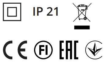 ENSTO BETA MP Series Portable Heater Instruction - Icon