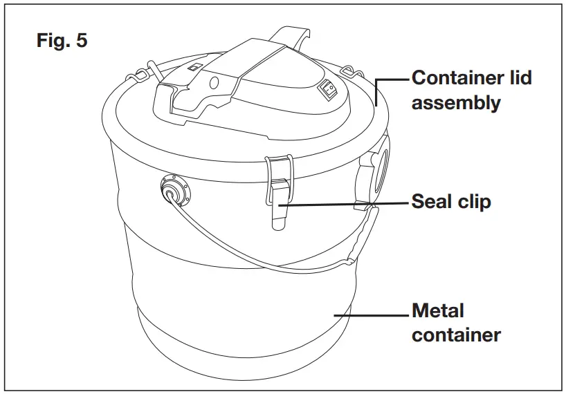 SNOWJOE ASHJ202E RM Electric Ash Vacuum Cleaner - Figure 6
