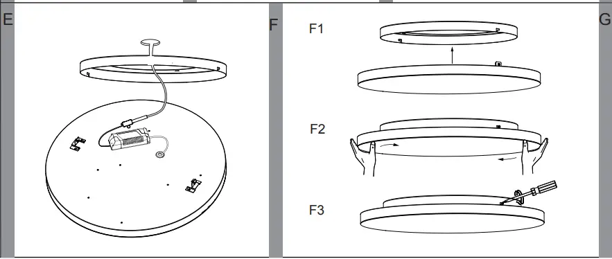 EGLO 900054, 900055 Ceiling Light-3