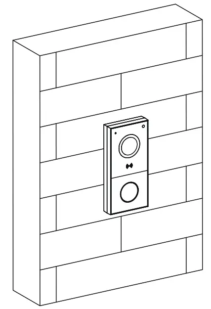 Akuvox E12 Video Door Panel - installation