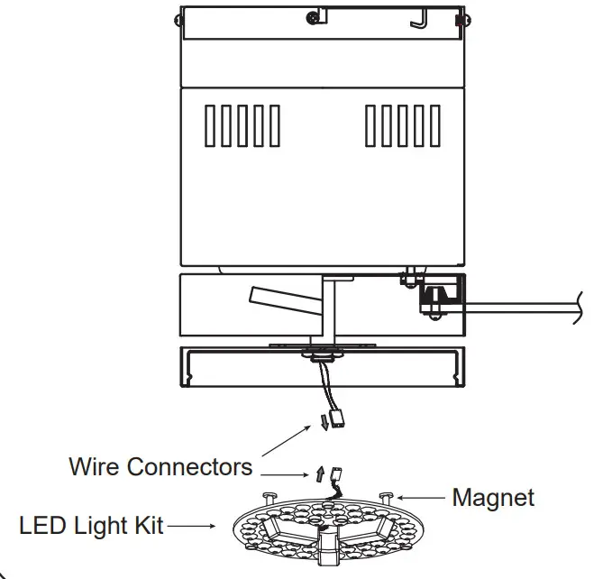 WINGBO 52In 4 Blade LED Ceiling Fan - Figure 13