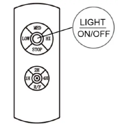 WINGBO 52In 4 Blade LED Ceiling Fan - Figure 16