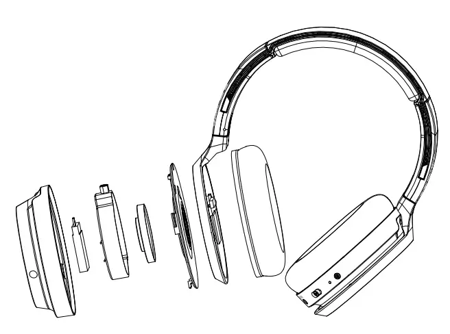 Philips H5205 Over-Ear Wireless Headphones-12