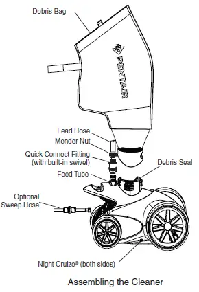 PENTAIR 360228 Racer® Pressure Side Pool Cleaner-15