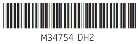 hp AMD Radeon 15 Laptop bar code