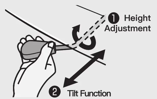 GTRACING Gaming Chair with Footrest Speakers - figare12
