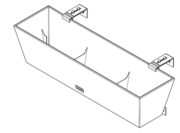 veradek Pure Series Railing Planter 6
