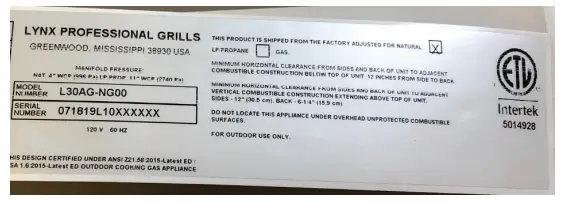 LYNX L30AGNG 30 Inch Built In Cooktop-fig7