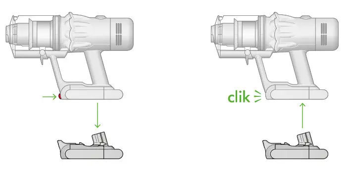 dyson Digital Slim Cordless Vacuum Cleaner - Charge the battery.