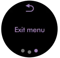 dyson Digital Slim Cordless Vacuum Cleaner - Exit menu