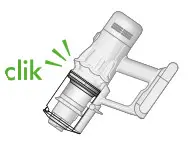 dyson Digital Slim Cordless Vacuum Cleaner - being pushed