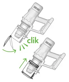 dyson Digital Slim Cordless Vacuum Cleaner -bin lid