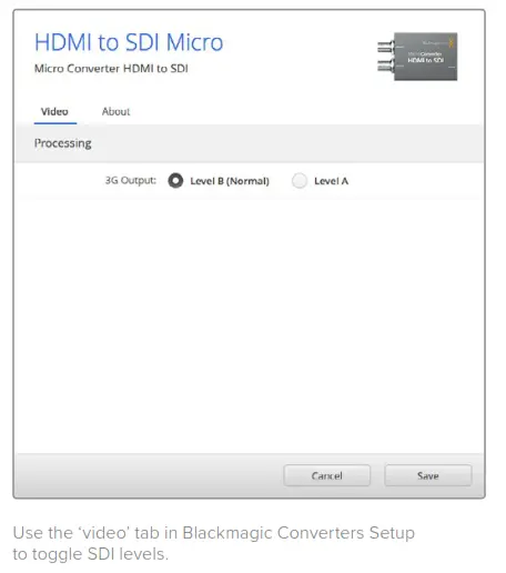 Blackmagic design Micro Converter BiDirectional SDI HDMI 3G - fig 2121
