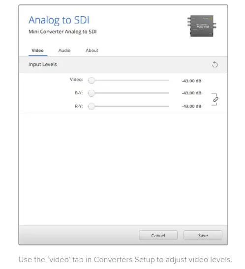Blackmagic design Micro Converter BiDirectional SDI HDMI 3G - fig 41.3