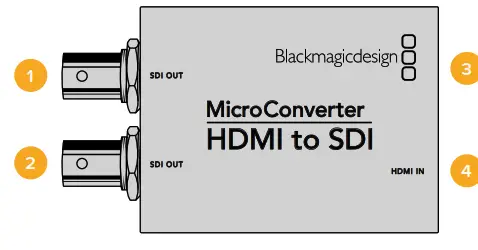 Blackmagic design Micro Converter BiDirectional SDI HDMI 3G - figdsf 1