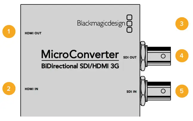 Blackmagic design Micro Converter BiDirectional SDI HDMI 3G - fig 18Blackmagic logo
