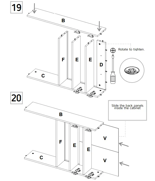 TUHOME Della 60 Pantry Cabinet-15