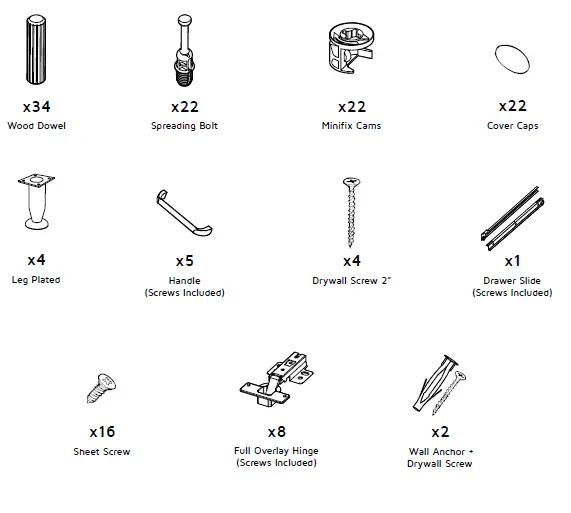 TUHOME Della 60 Pantry Cabinet-2