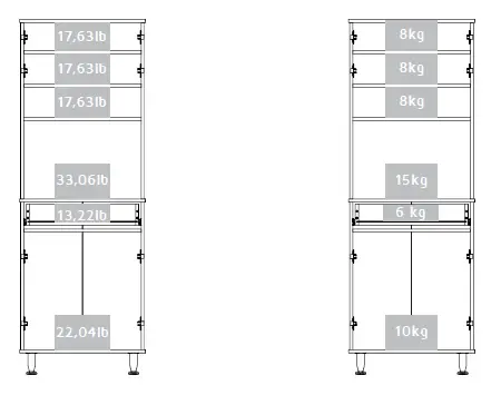 TUHOME Della 60 Pantry Cabinet-4