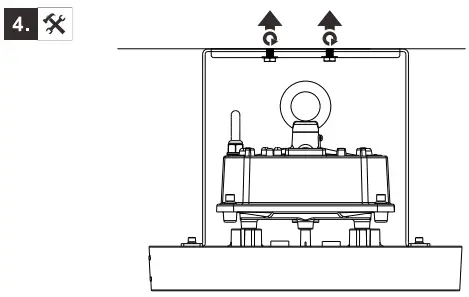 EYE LIGHTING LED High Bay Ceiling Light Ceiling installation