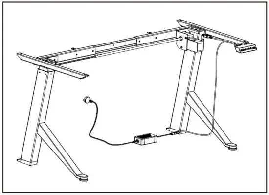 vivo Y-Desk Electric Height Adjustable Desk Frame