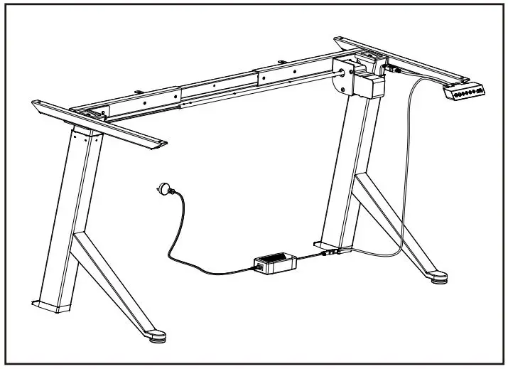Vivo Y-desk Electric Height Adjustable Desk Frame Instruction Manual