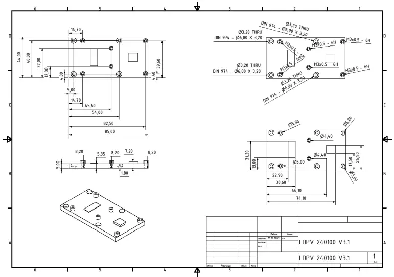 Mechanical Details of the Baseplate