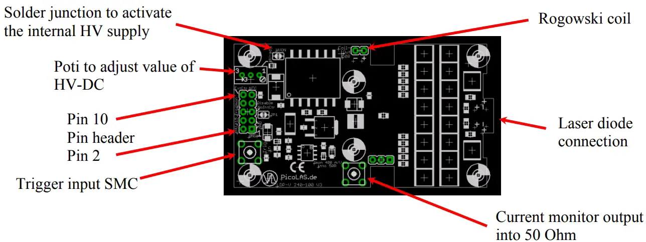 How to connect the LDP-V 240-100